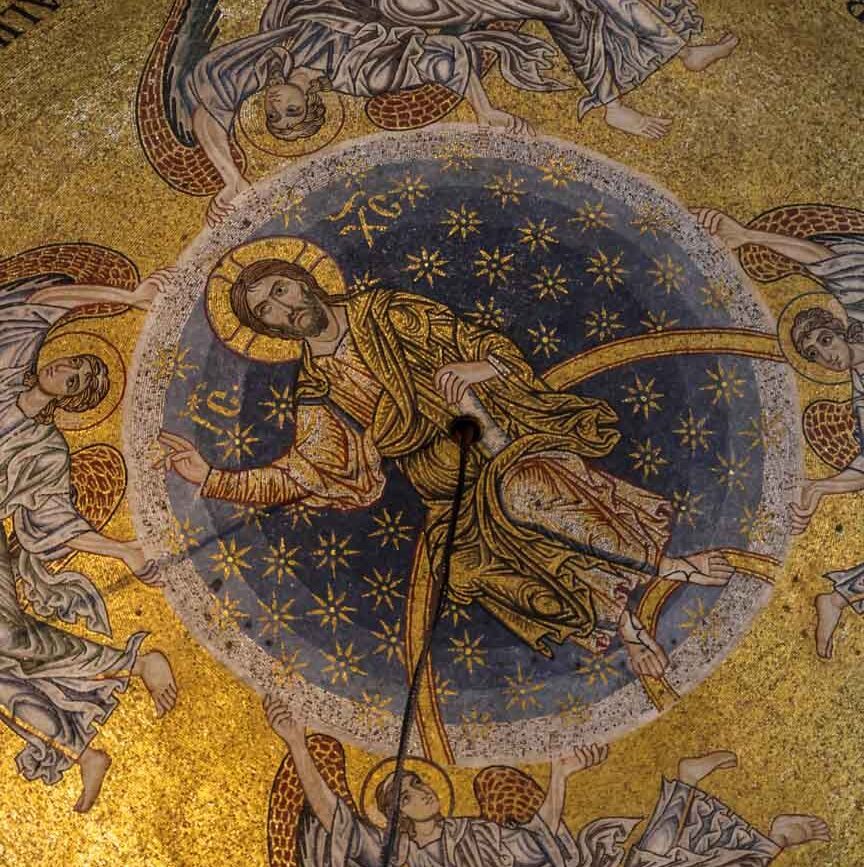 Venedig Markusdom Goldenes Mosaik in der Kuppel