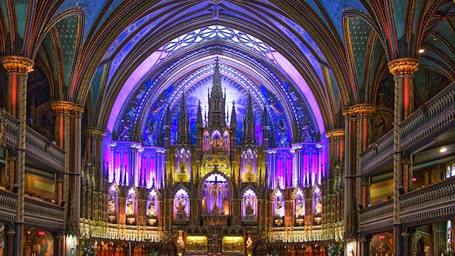 kanada sehenswuerdigkeiten notre dame de montreal Kanada Sehenswürdigkeiten Notre-Dame de Montreal