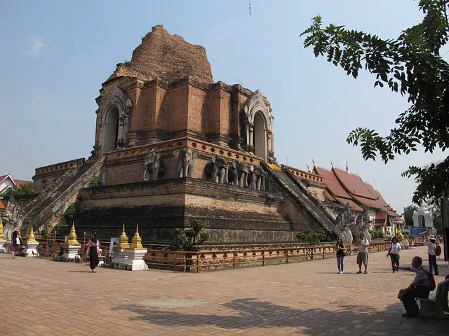 Thailand Chiang Mai Wat Chedi Luang Tempel