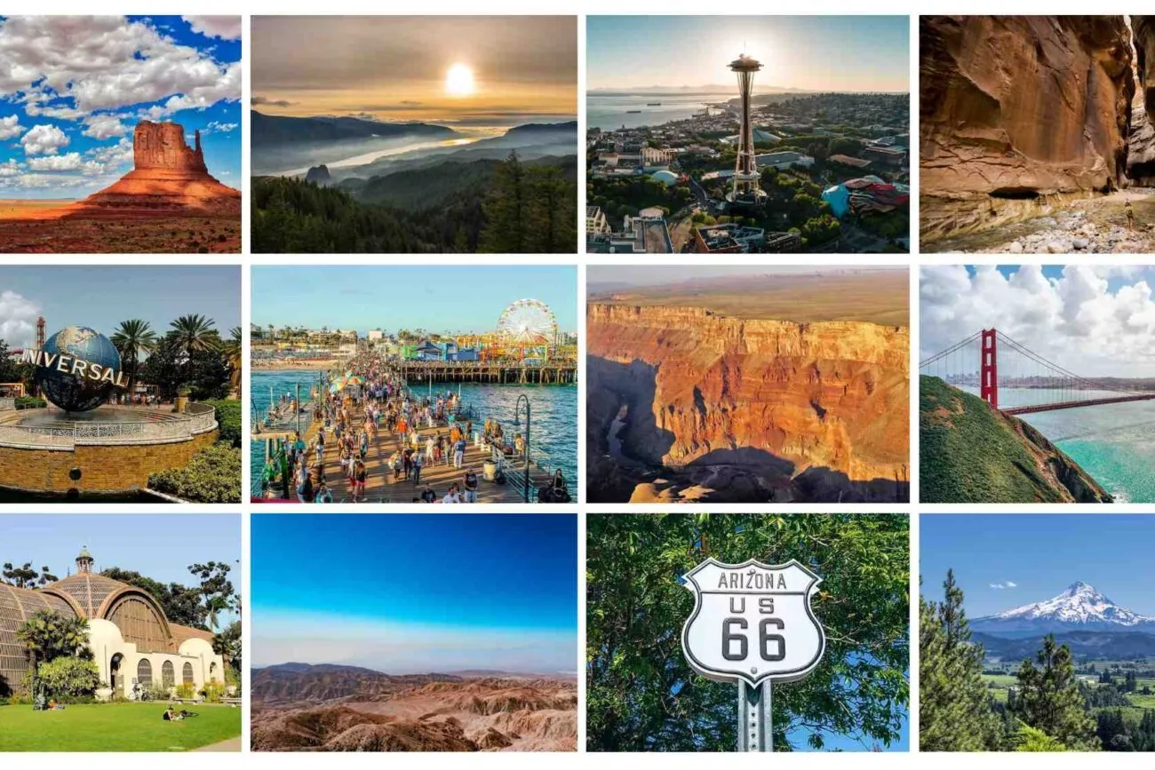 Titelbild USA Westküste Sehenswürdigkeiten