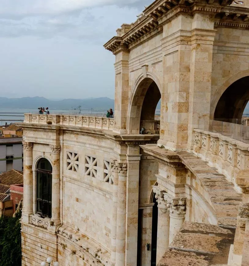Cagliari Sehenswürdigkeiten Bastion Saint Remy 03