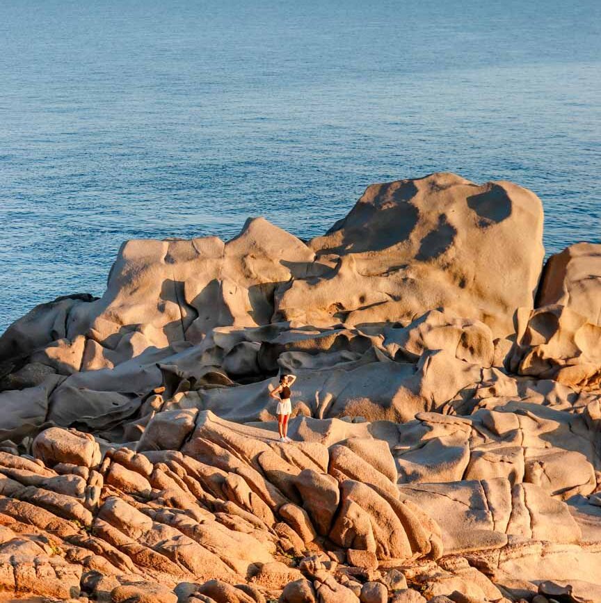 sardinien sehenswuerdigkeiten capo testa gesteinsformationen