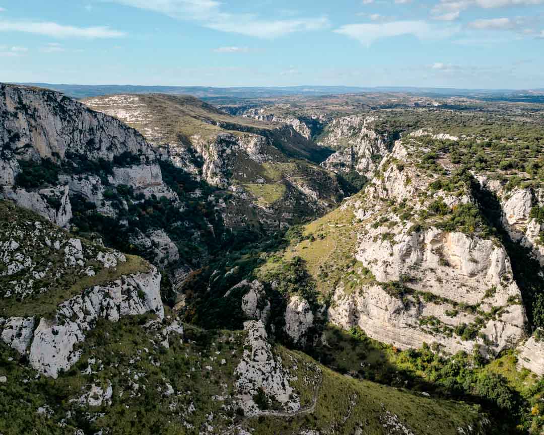 schlucht naturschutzgebiet cavagrande del cassibile Sizilien Naturschutzgebiet Cavagrande del Cassibile