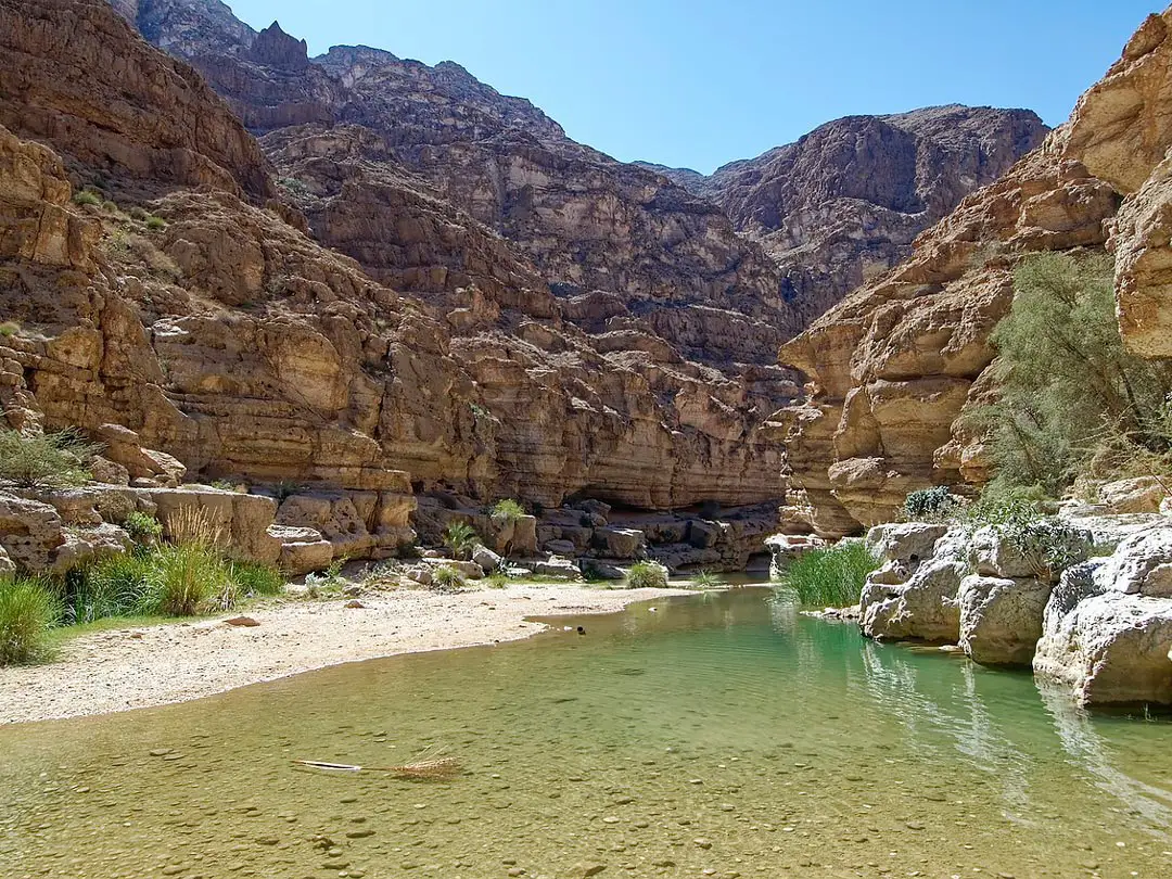 Schönste Orte Wadi Shab Oman