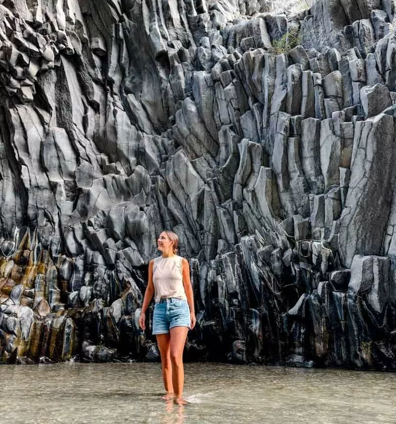 sizilien alcantara schlucht Sizilien Alcantara Schlucht