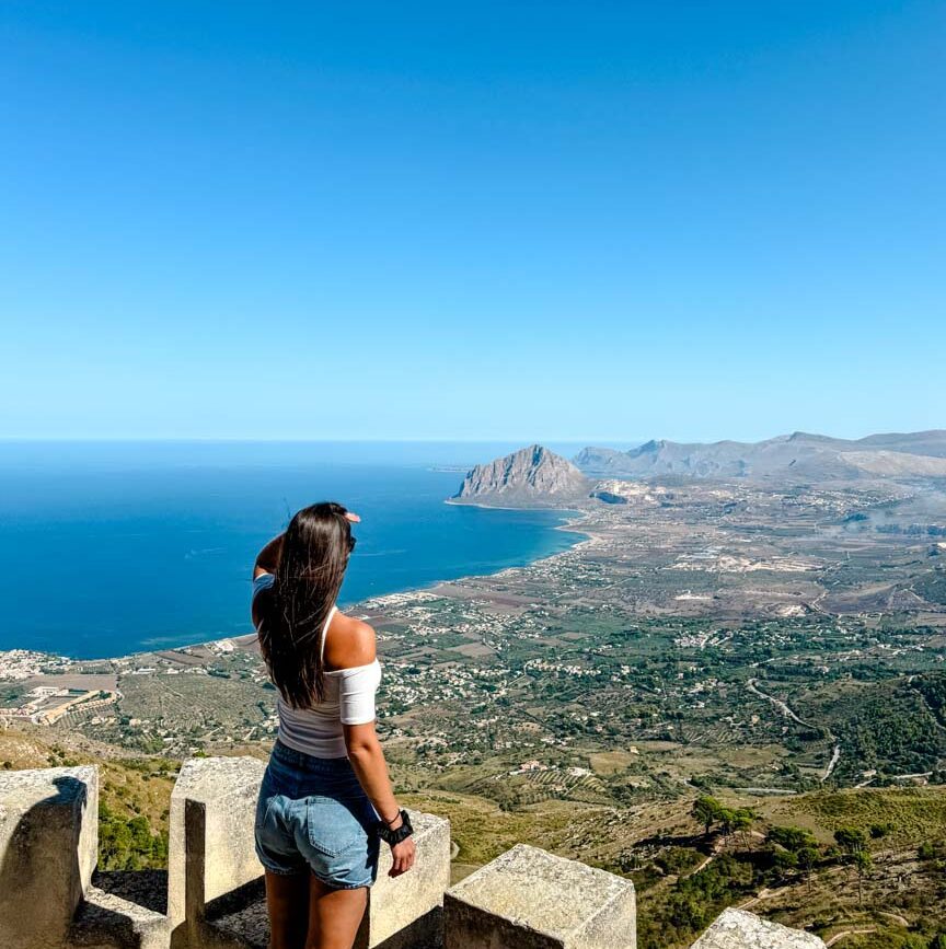 Sizilien Ausblick Erice