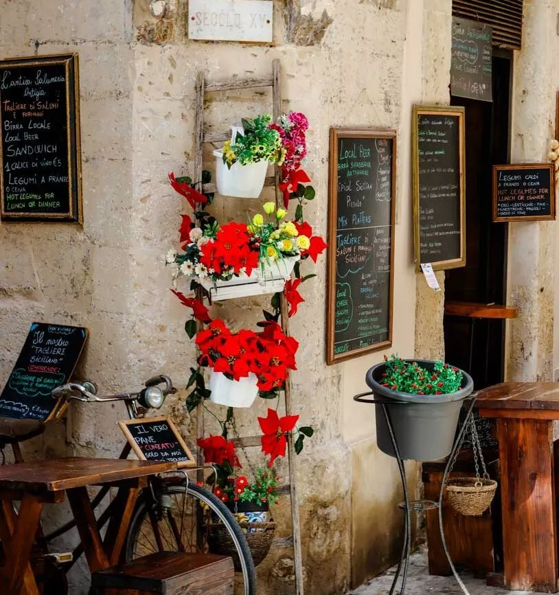 sizilien syrakus altstadt gasse Sizilien Syrakus Altstadt Gasse