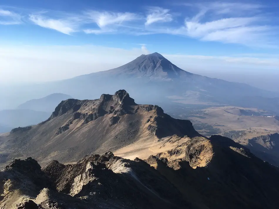 Vulkane Popocatepetl und Iztaccihuatl