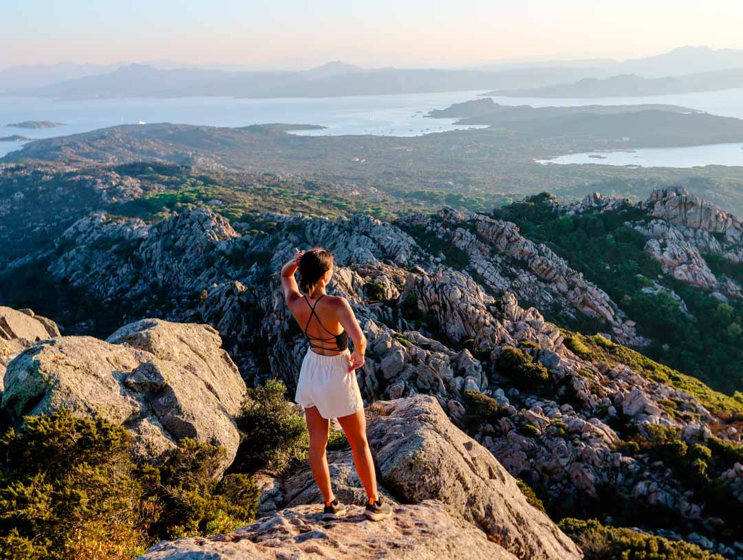 la maddalena sardinien ausblick vom monte tejalone