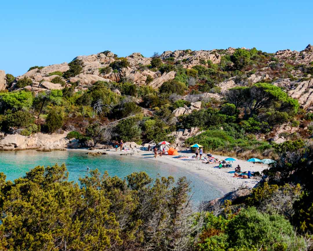 la maddalena sardinien cala caprarese