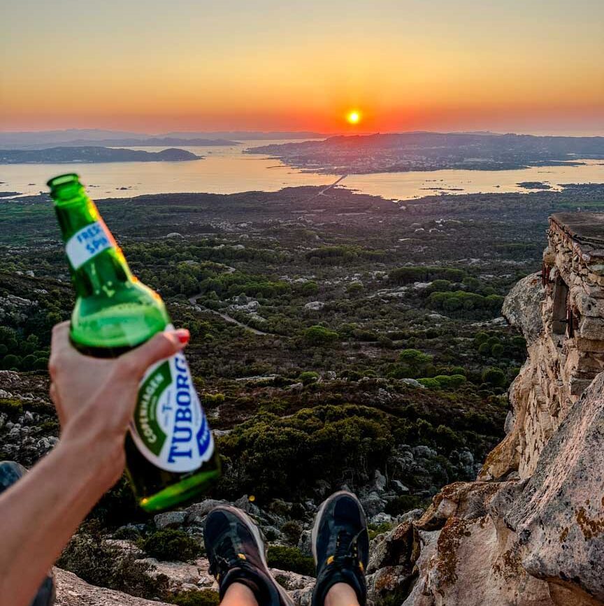 la maddalena sardinien sonnenuntergang monte tejalone