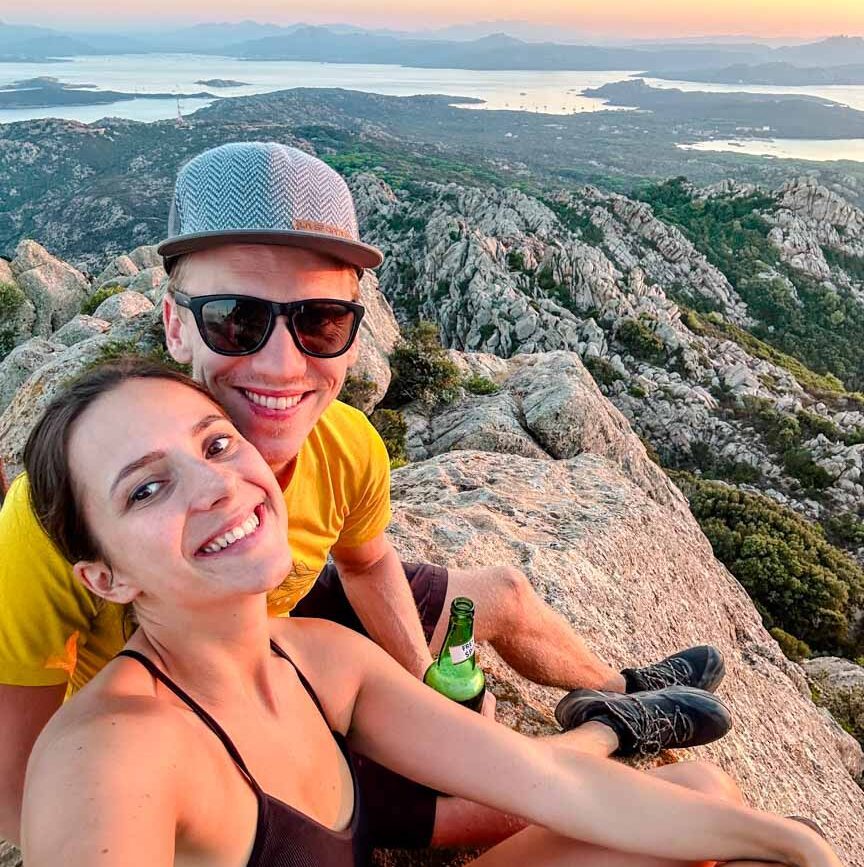 la maddalena sardinien wanderung zum sonnenuntergang