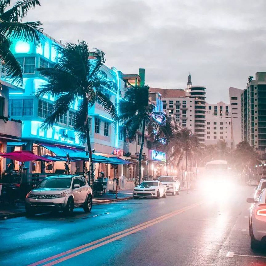 miami art decor bei nacht miami art decor bei nacht