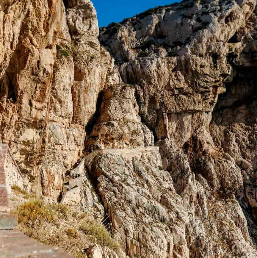 sardinien treppe zur neptungrotte