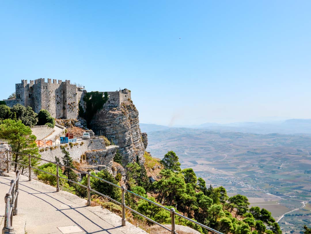 sizilien erice festung