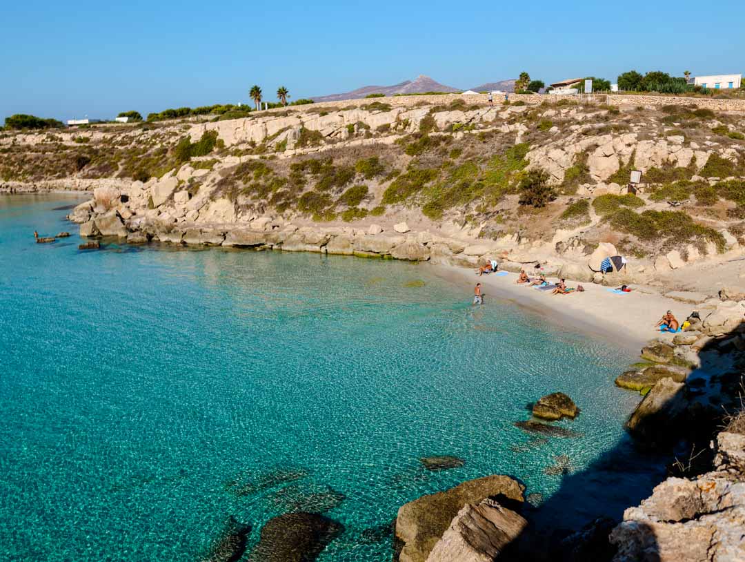 sizilien favignana cala azzurra