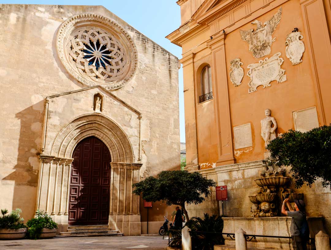 sizilien kirche in der altstadt von trapani Sizilien Kirche in der Altstadt von Trapani