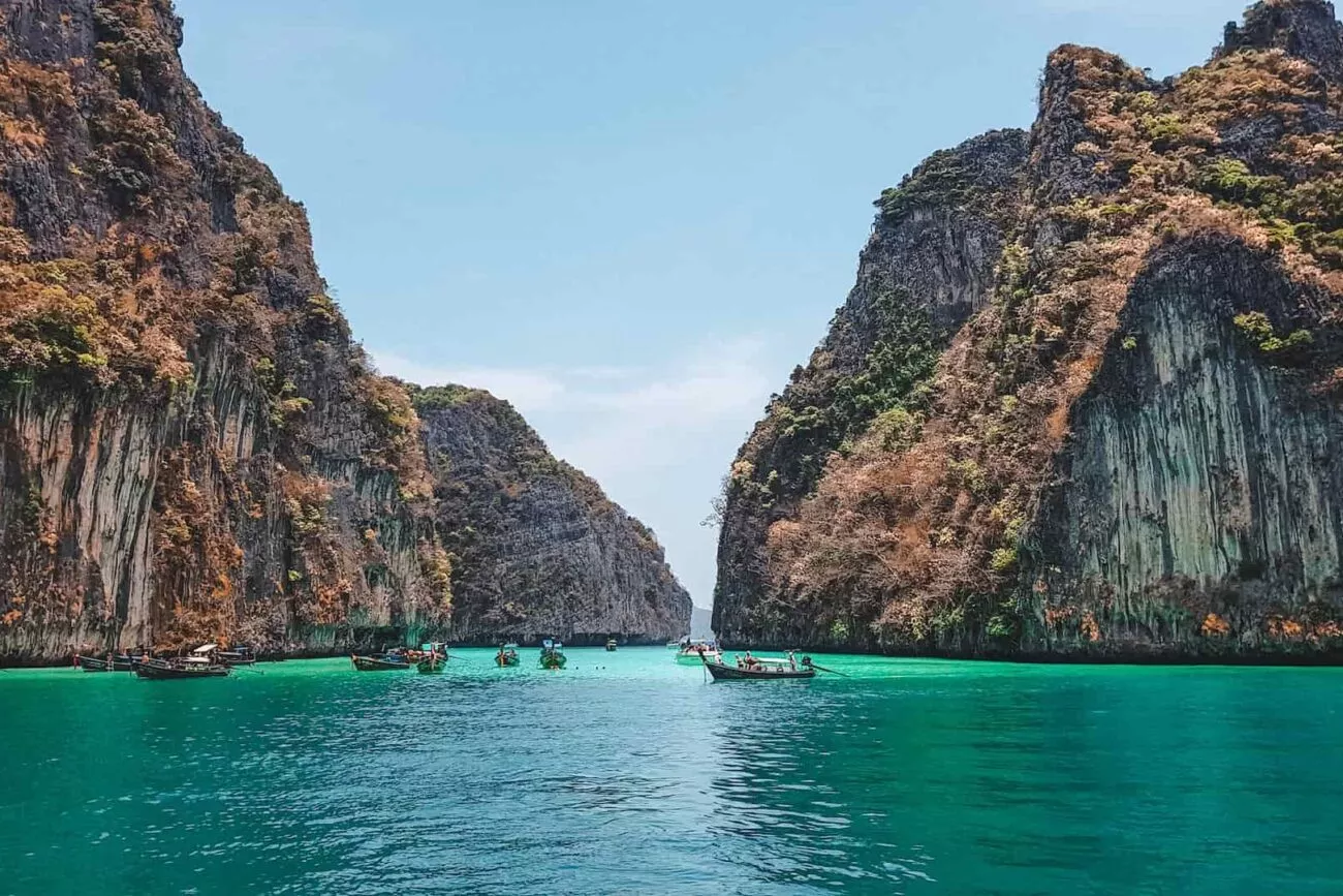 thailand koh phi phi phileh lagune