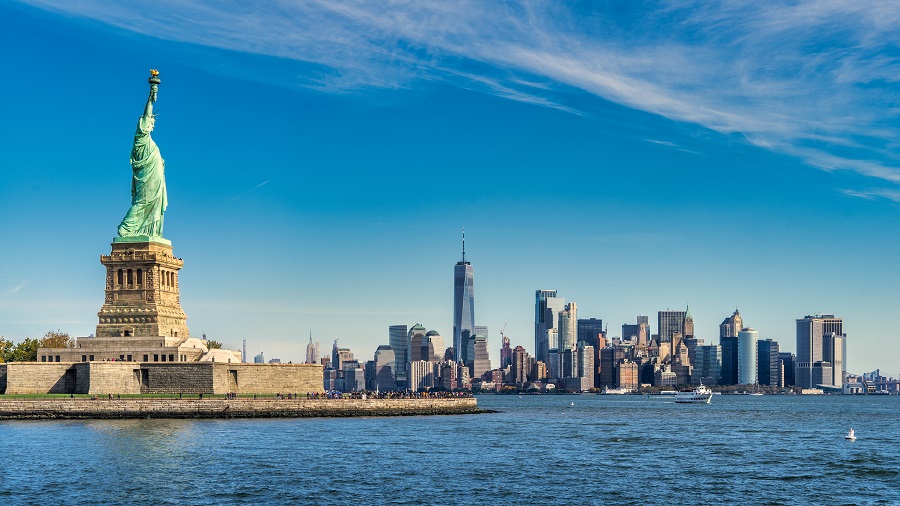 USA Ostküste Statue of Liberty in NYC