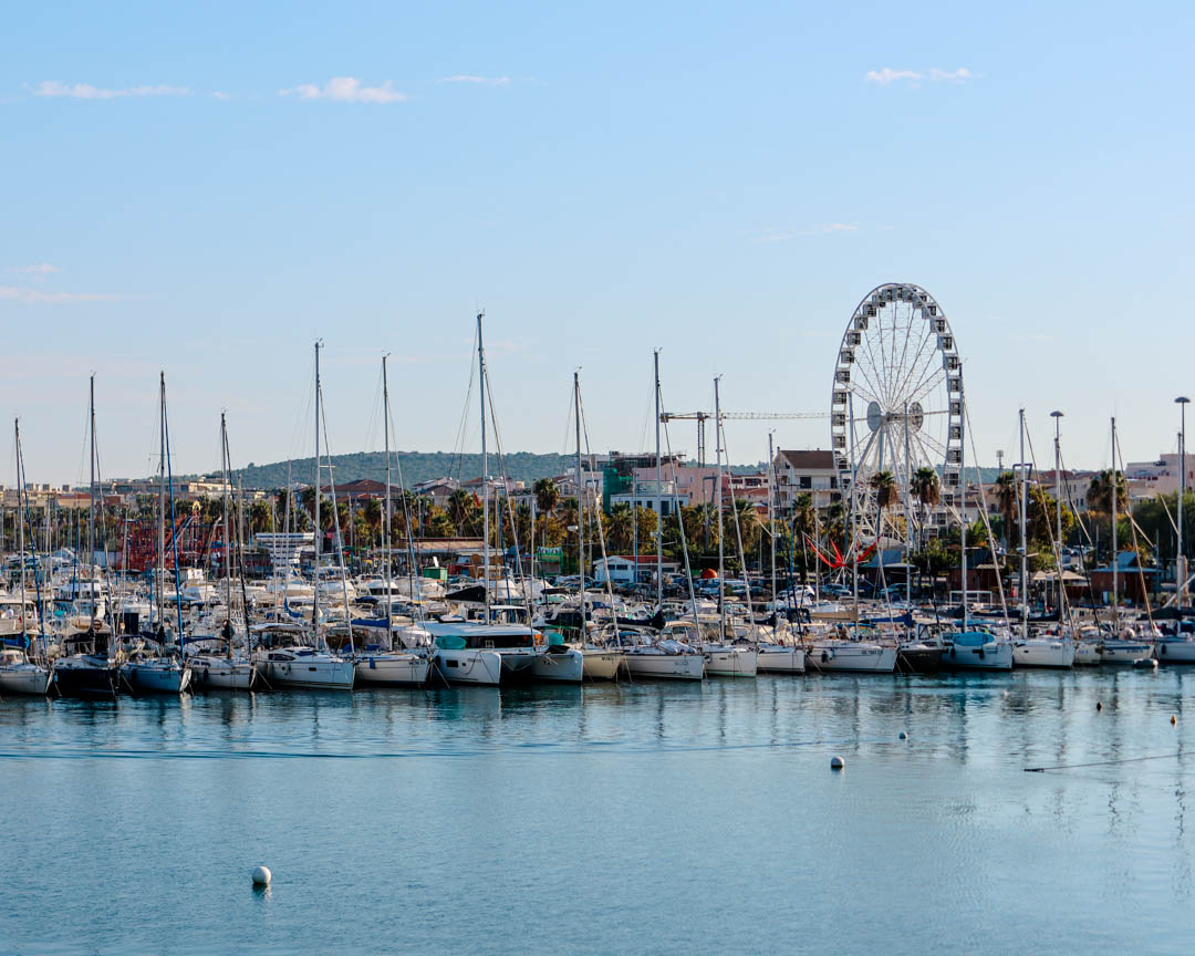alghero sardinien altstadt hafen