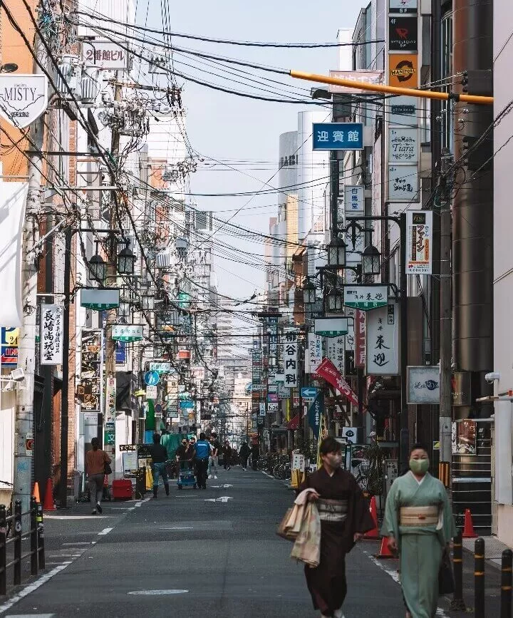 america mura typische strasse