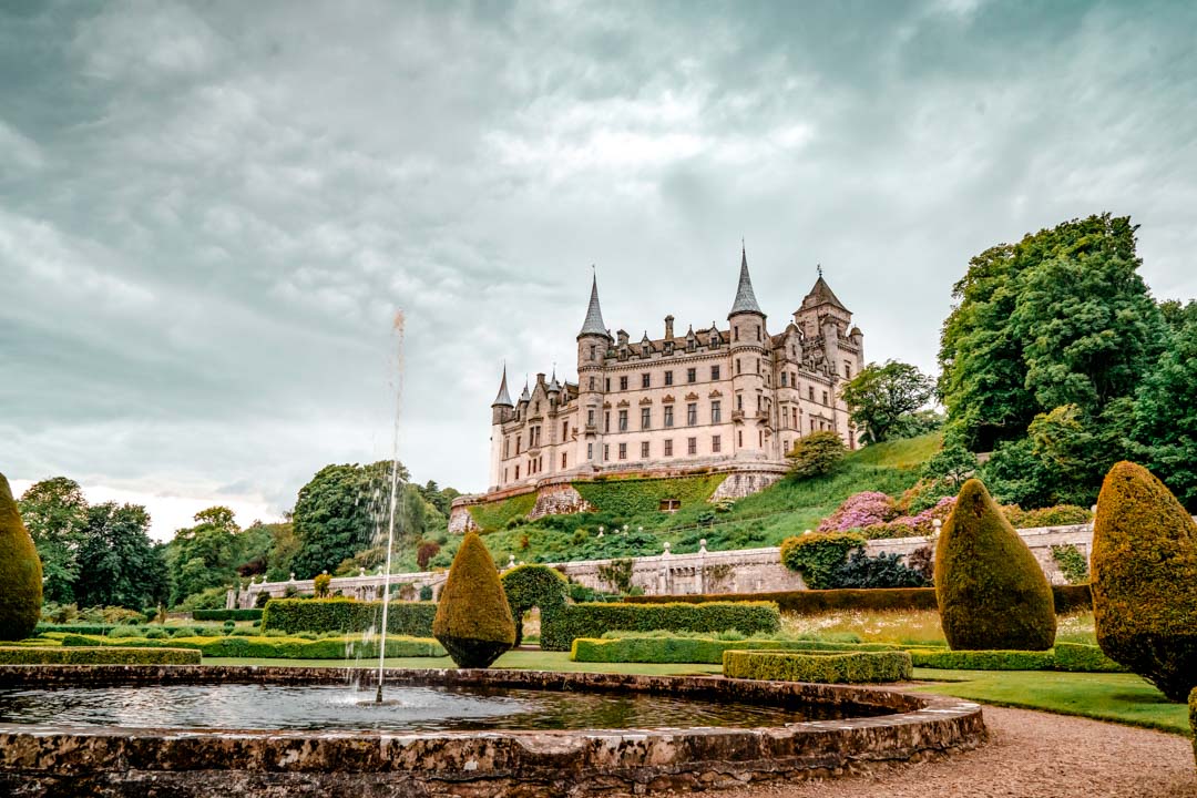 Dunrobin Castle Schloss mit Garten