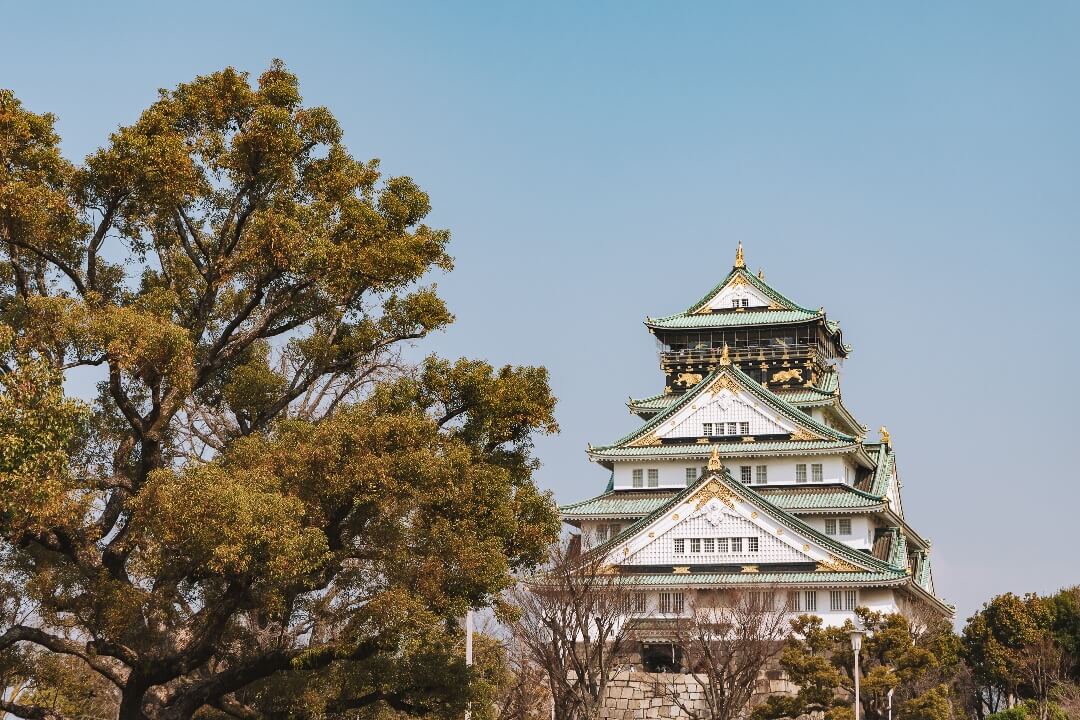 osaka castle eingang