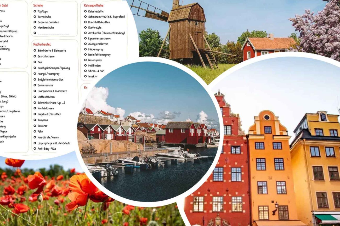  Schweden Rundreise: 3 Roadtrip-Routen zum selbst Planen! Illustration 