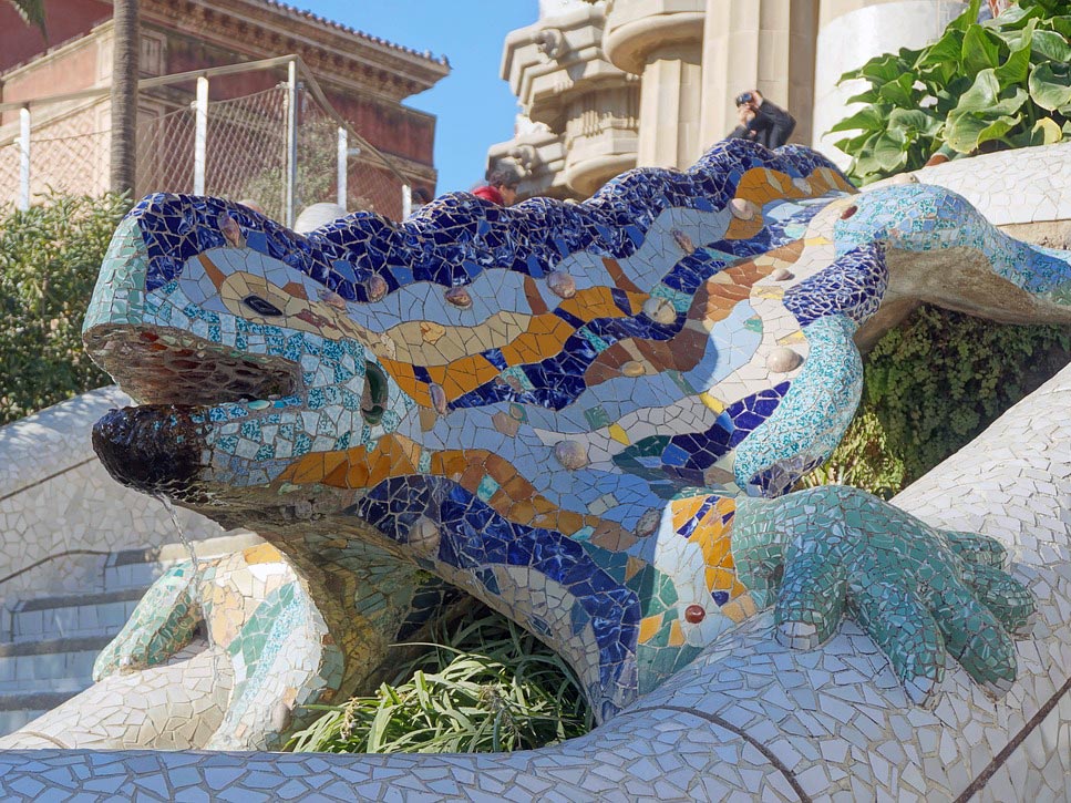 park guell salamander