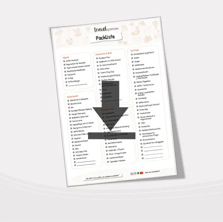 Packliste Download PDF Italien