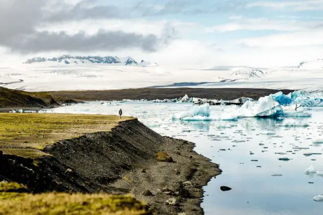 Island Jökulsárlón Gletscher