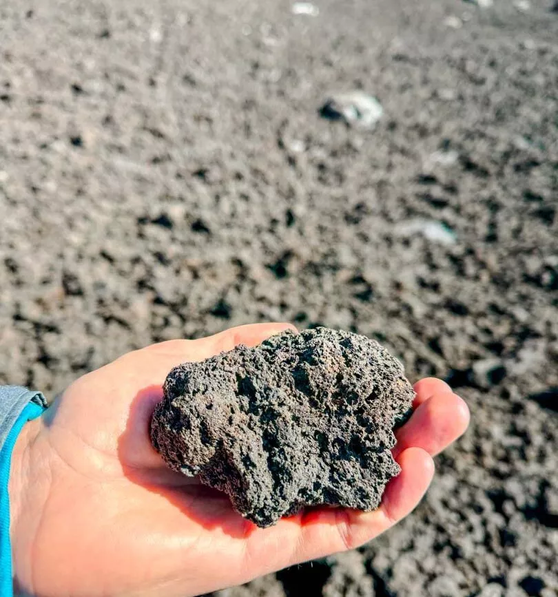 Ätna Ausflug Vulkangestein