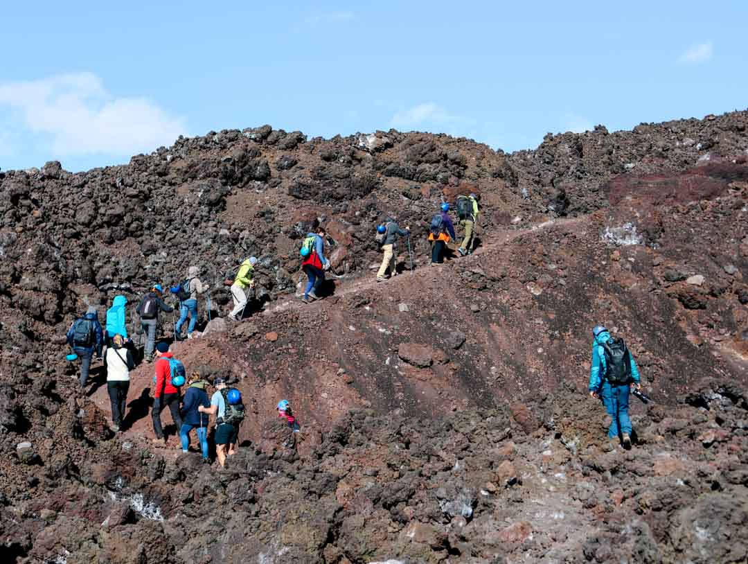 aetna besteigen mit bergfuehrer