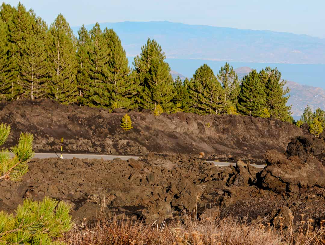aetna nord anreise fahrt durch vulkanfelder