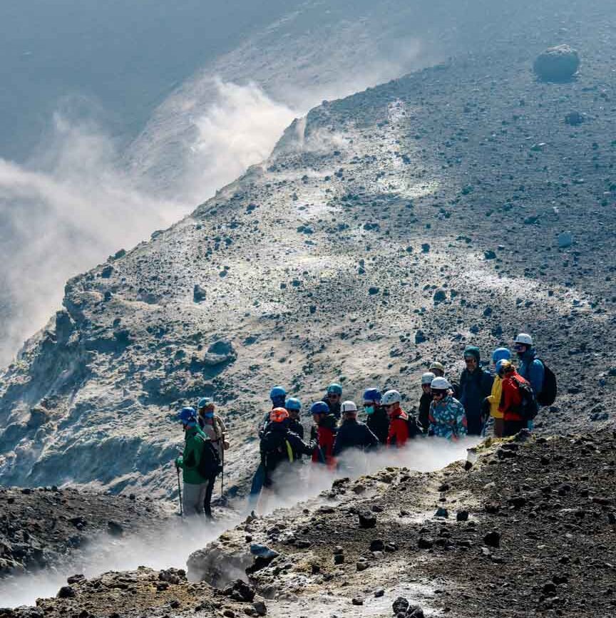 aetna wanderung andere gruppe
