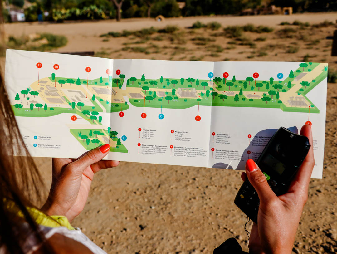 archaeologische staetten von agrigent lageplan archaeologische staetten von agrigent lageplan