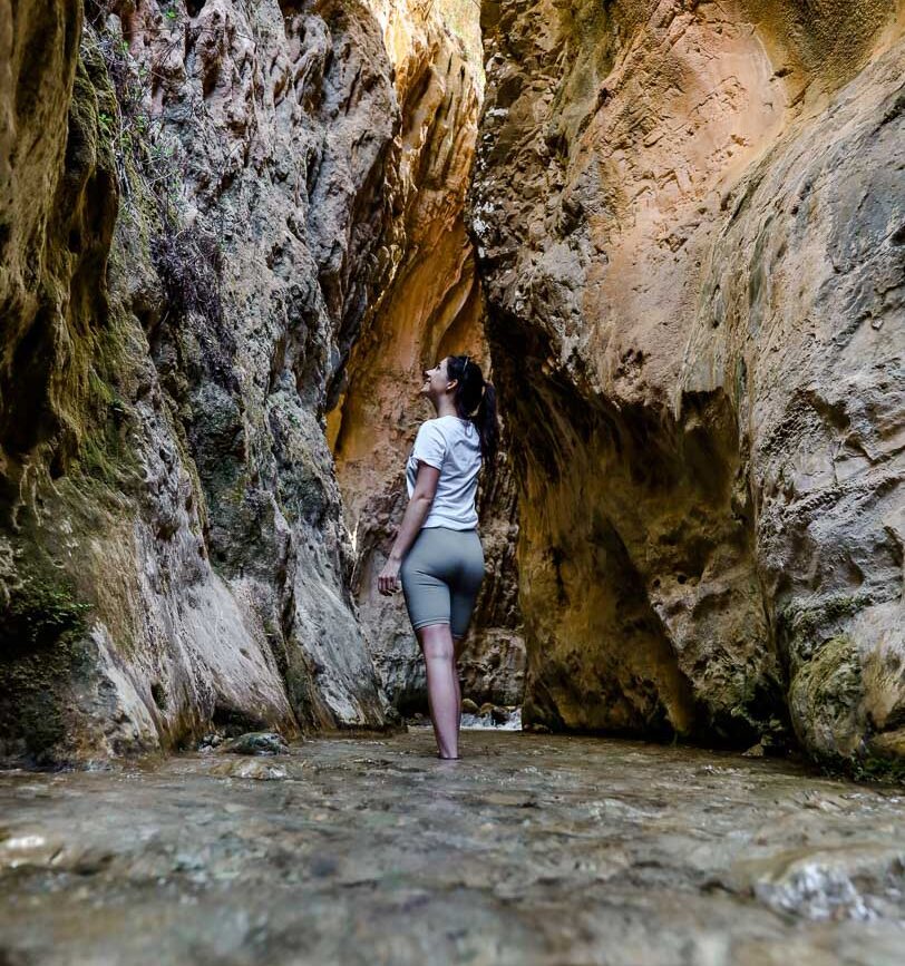 canyon bei der wanderung rio chillar