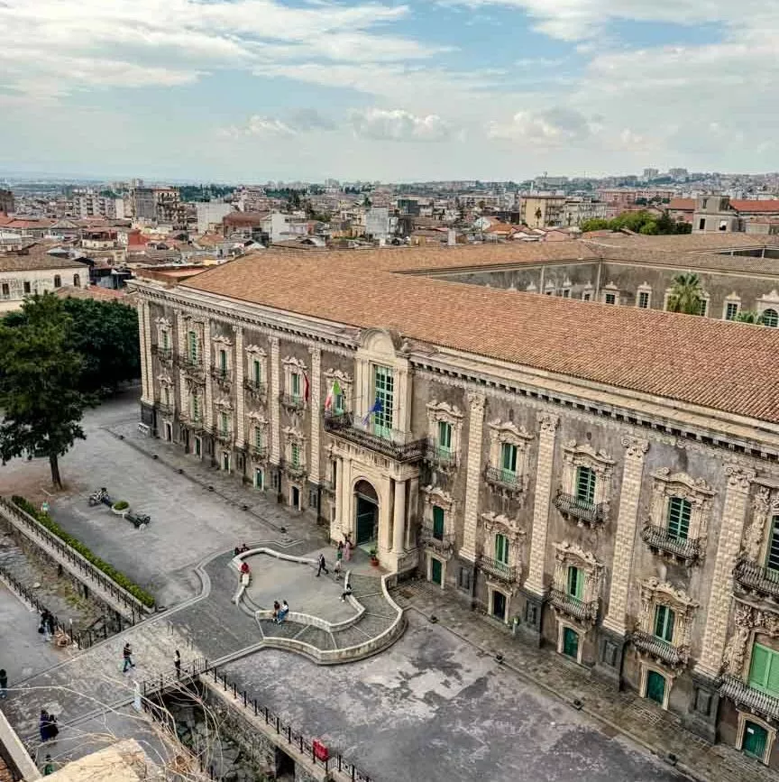 catania kirche san nicola dach aussicht