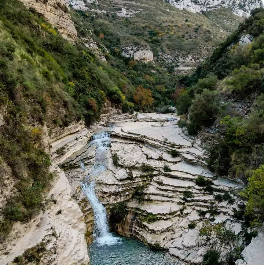 cavagrande del cassibile wasserfall cavagrande del cassibile wasserfall