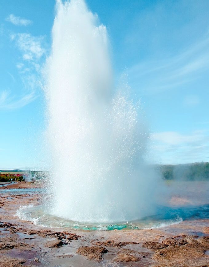 Island Golden Circle Geysir Strokkur