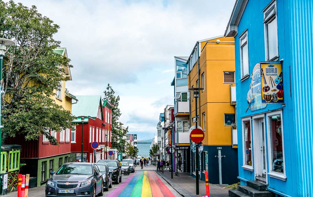 island reykjavik regenbogen Island Reykjavik Regenbogen
