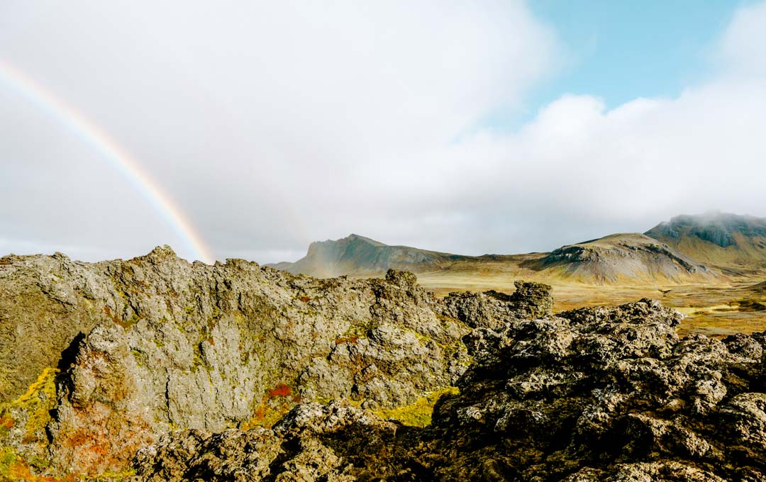 island snaefellsnes saxholl krater
