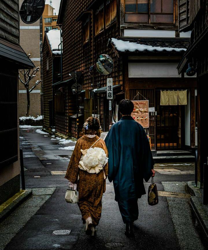 japan kanazawa traditionelles viertel