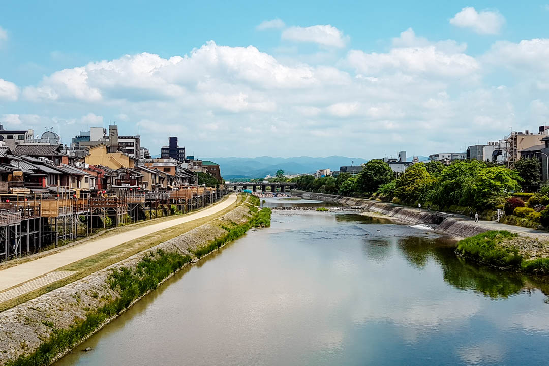 japan kyoto ausblick auf den fluss japan kyoto ausblick auf den fluss