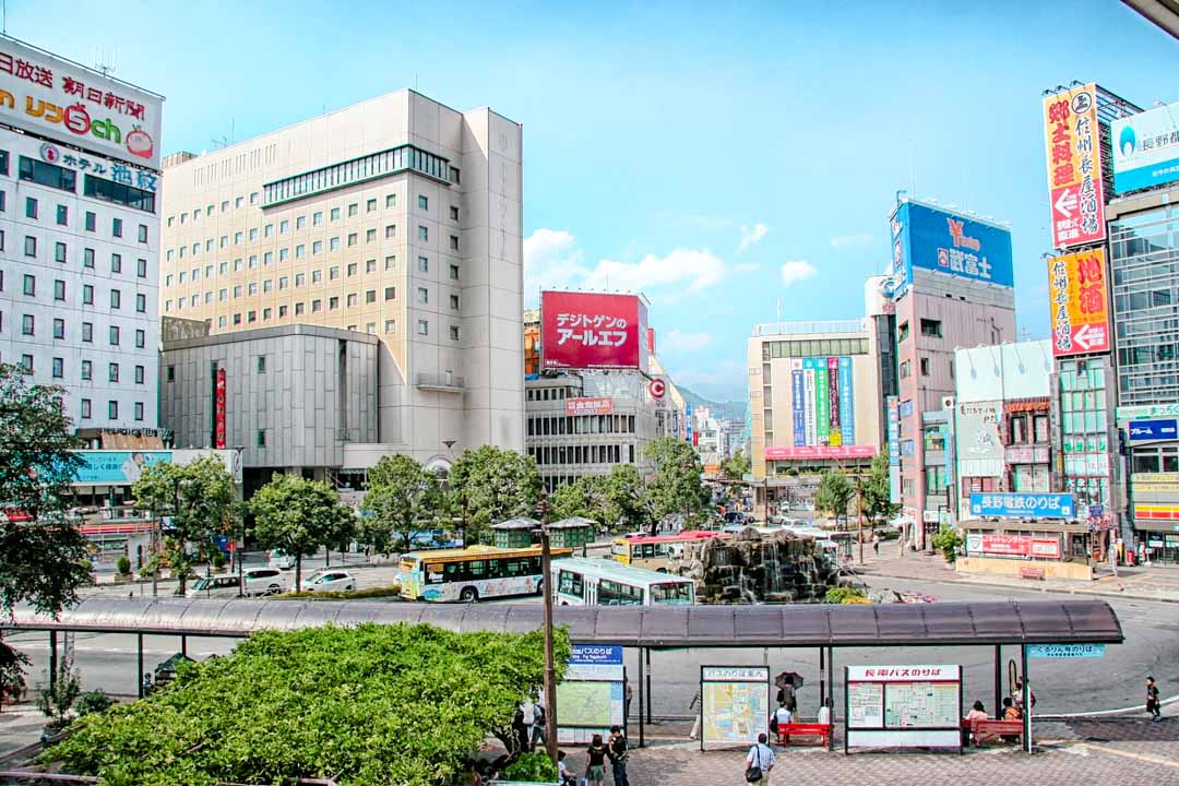 japan nagano busbahnhof japan nagano busbahnhof