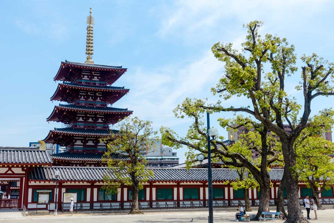 Japan Osaka Shitennoji Tempel