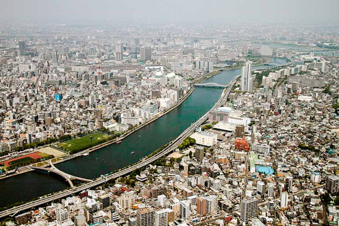japan tokio skytree ausblick ueber tokio japan tokio skytree ausblick ueber tokio