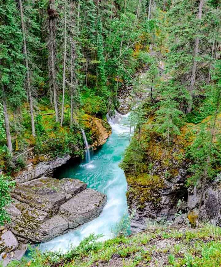 kanada jasper maligne canyon kanada jasper maligne canyon
