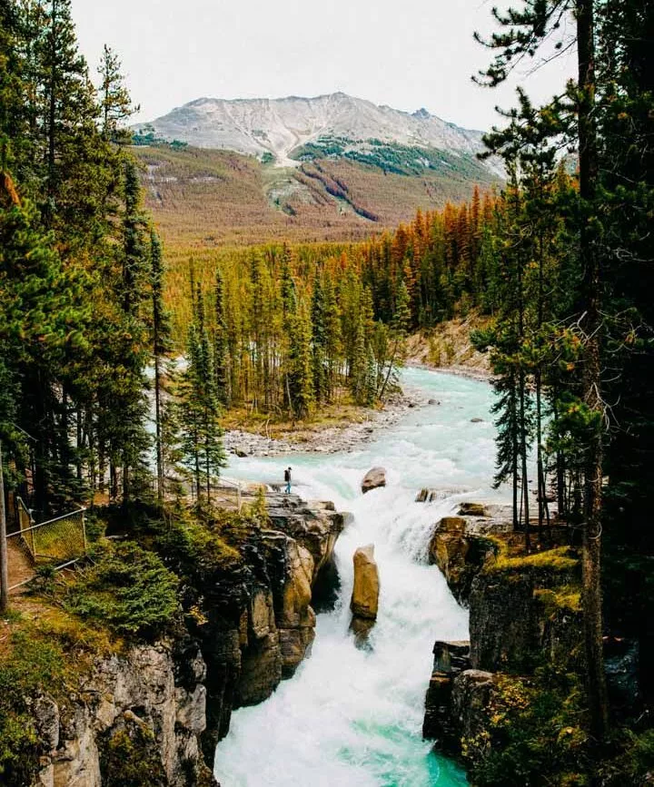 kanada sunwapta falls kanada sunwapta falls