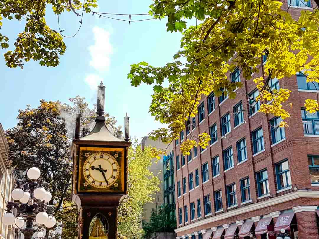 kanada vancouver gastown steam clock kanada vancouver gastown steam clock